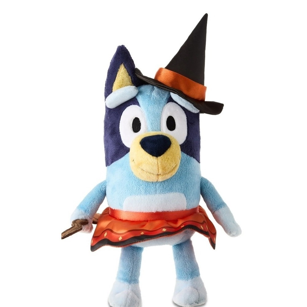 Bluey Halloween Witch Costume Plush, 9.5" × 6", by Dan Dee #1230-1232